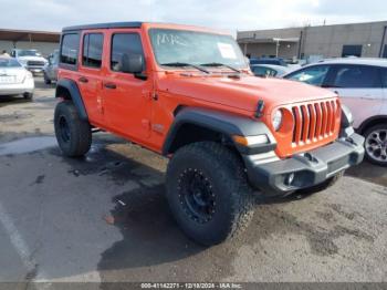  Salvage Jeep Wrangler