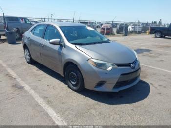  Salvage Toyota Corolla