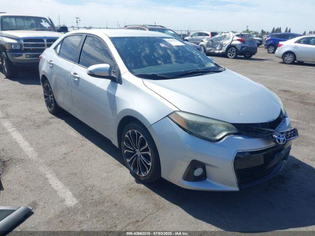  Salvage Toyota Corolla