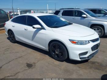  Salvage Chevrolet Malibu