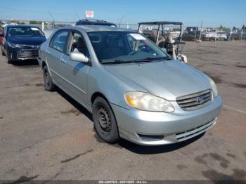  Salvage Toyota Corolla