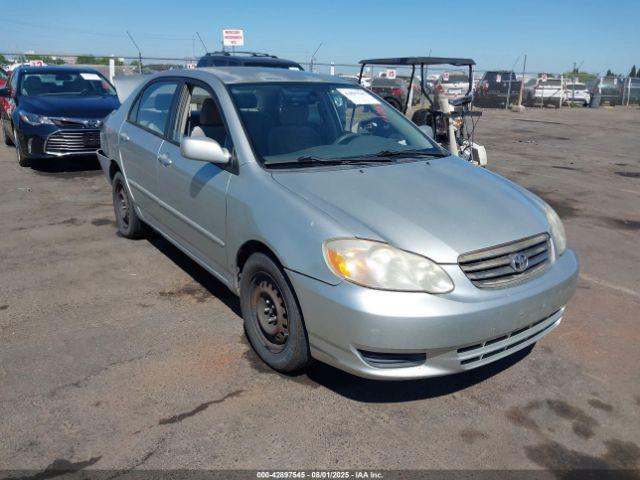  Salvage Toyota Corolla