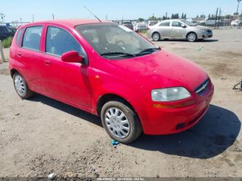  Salvage Chevrolet Aveo