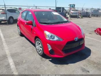  Salvage Toyota Prius c