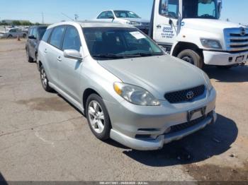  Salvage Toyota Matrix