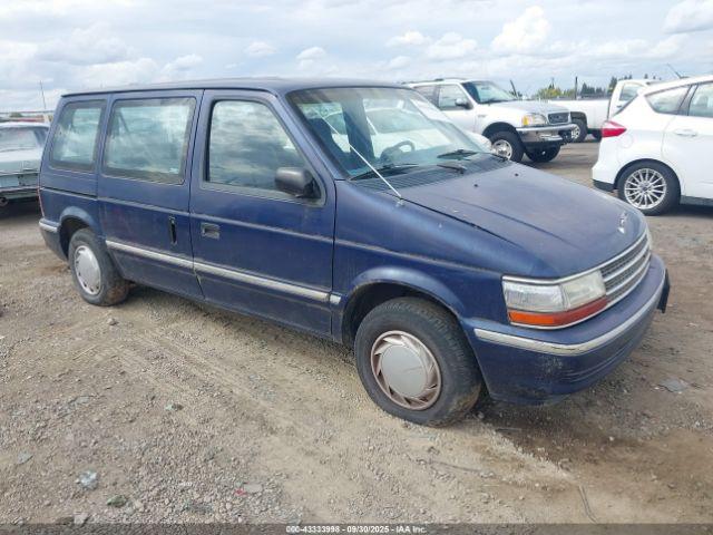  Salvage Plymouth Voyager