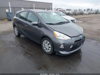 Salvage Toyota Prius c