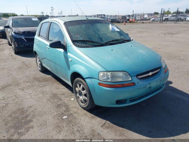  Salvage Chevrolet Aveo