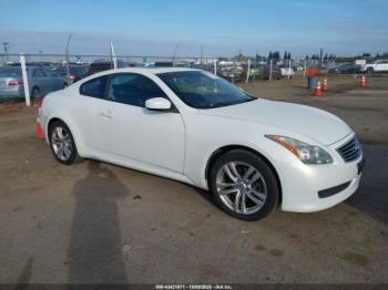 Salvage INFINITI G37x