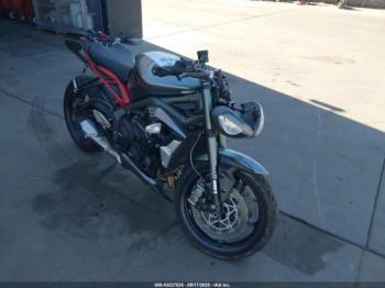  Salvage Triumph Motorcycle Street Triple
