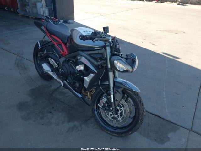  Salvage Triumph Motorcycle Street Triple