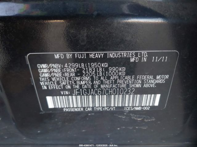 Subaru Impreza 2.0i Premium Image 10