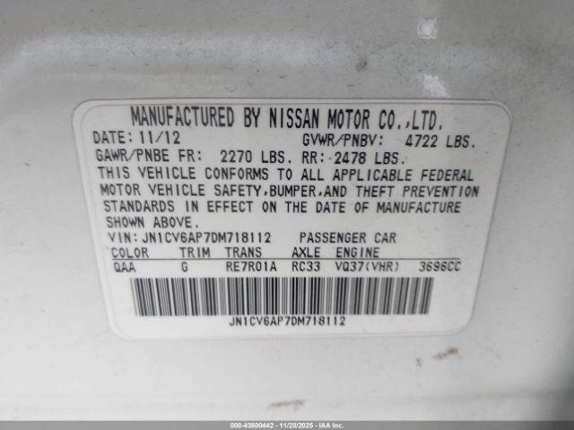 INFINITI G37 Journey Image 9