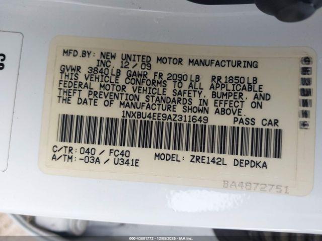 Toyota Corolla Le Image 8