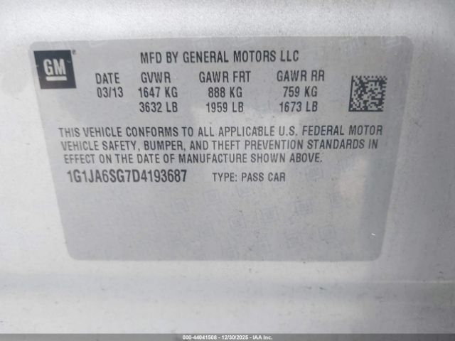 Chevrolet Sonic Ls Auto Image 8