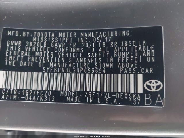 Toyota Corolla Se Image 11