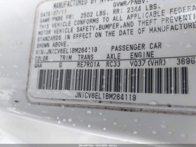 INFINITI G37x Image 9