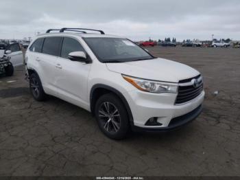  Salvage Toyota Highlander