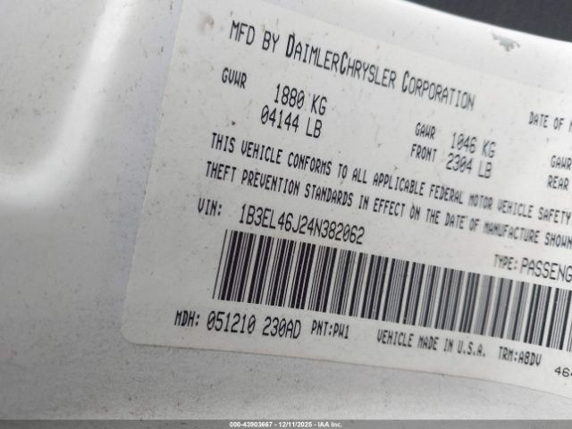 Dodge Stratus Sxt Image 6