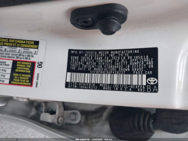 Toyota Corolla Le Plus Image 8