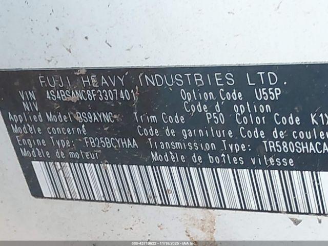 Subaru Outback 2.5i Limited Image 6