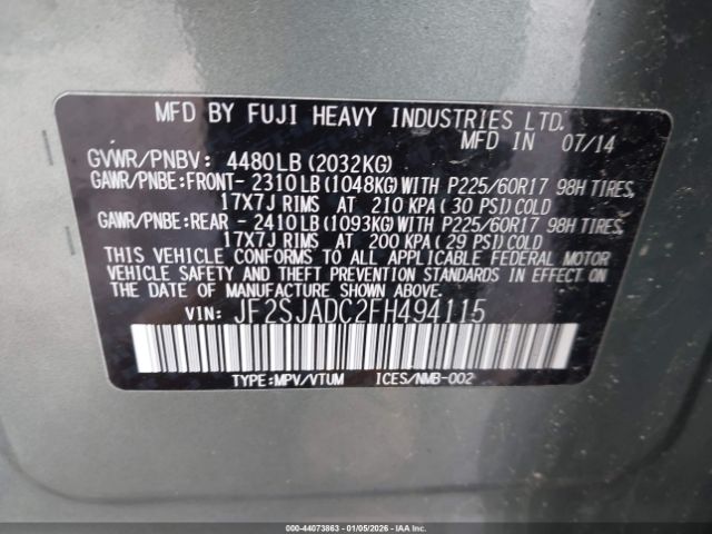 Subaru Forester 2.5i Premium Image 14